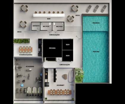 Studio à Venda no bairro Jardim Oceania em João Pessoa