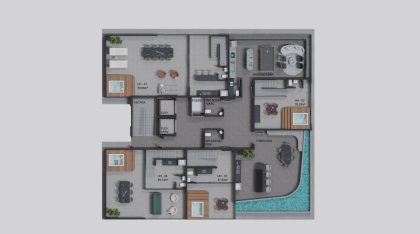 Apartamento à venda com 2 quartos 2 suítes no bairro Bessa em João Pessoa