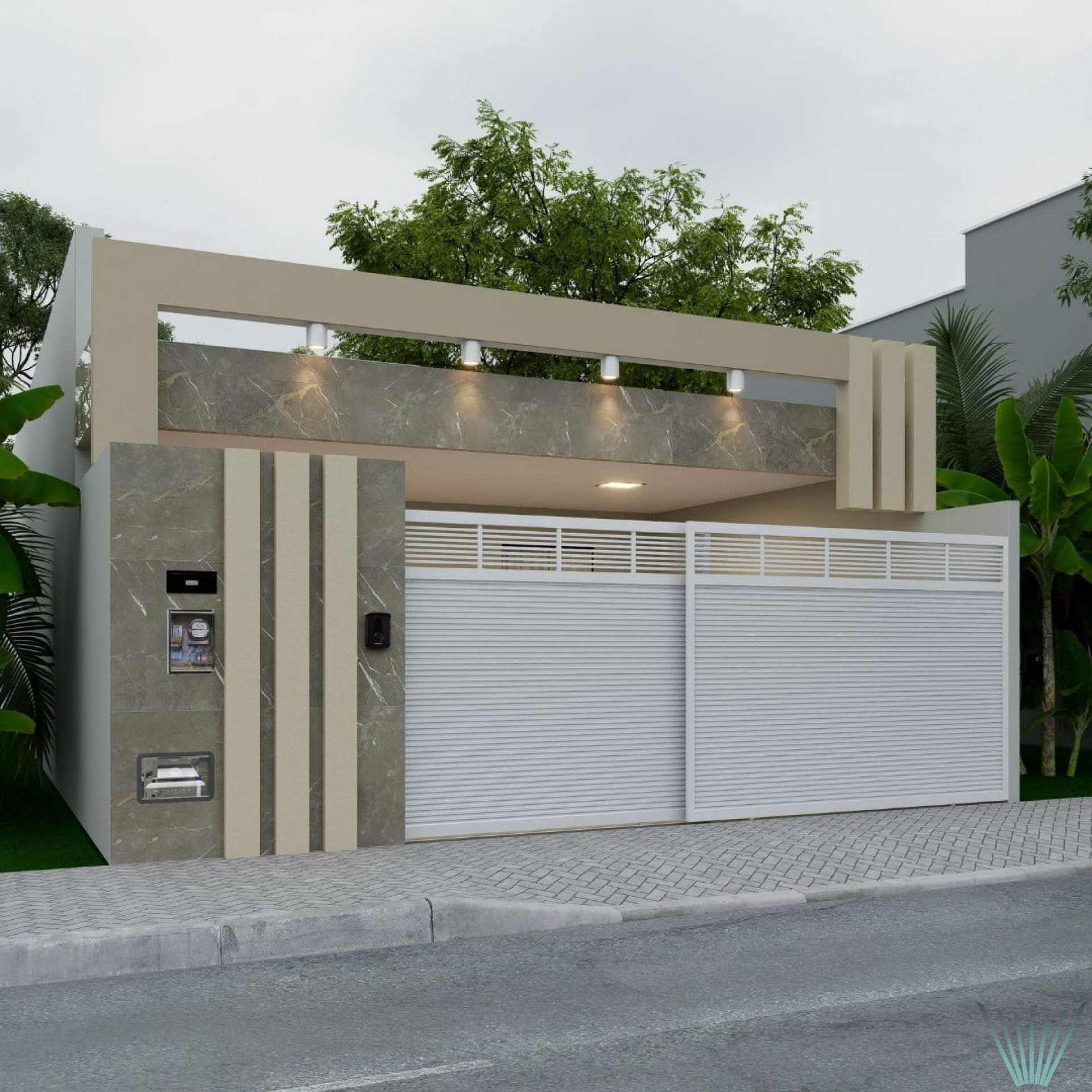 Casa em construção no Bairro Marianga