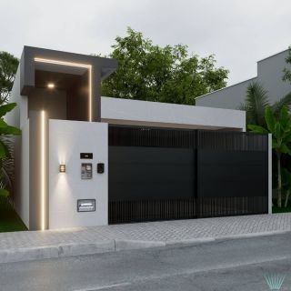 Casa em construção no Bairro Marianga