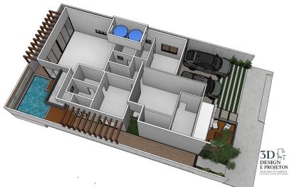Casa de Alto Padrão no Comdominio Vila Lobos - Casa na Planta