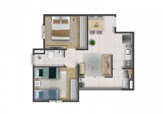 Apartamento Minha Casa Minha Vida em Jaguariuna