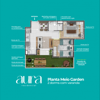 Apartamento no bairro Mário Dal'Bo