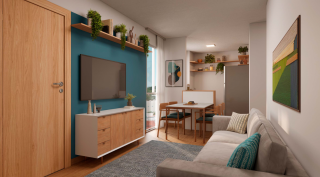 Apartamento no bairro Campo Grande