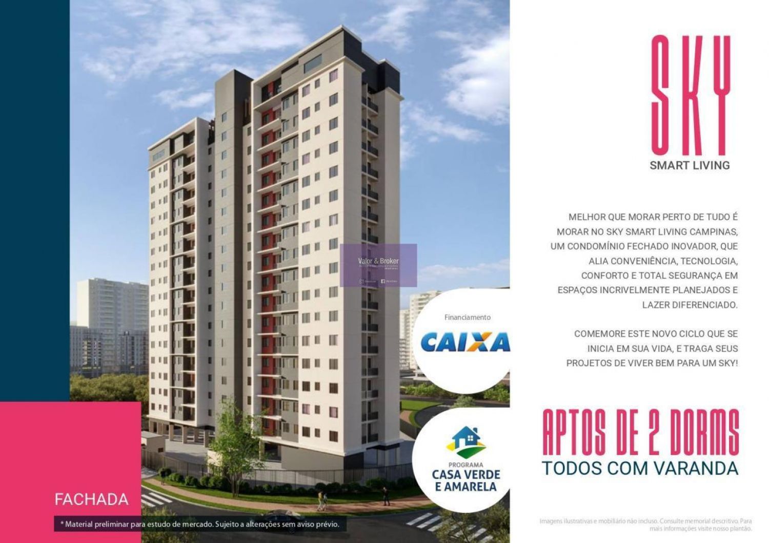 Apartamento no bairro Residencial Parque da Fazenda