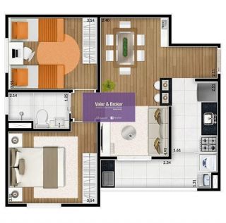 Apartamento no bairro Parque Residencial Rondon