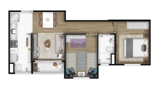 Apartamento no bairro Jardim São Vicente