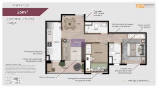 Apartamento no bairro Mansões Santo Antônio