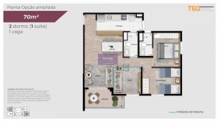 Apartamento no bairro Mansões Santo Antônio