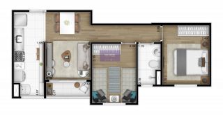 Apartamento no bairro Jardim São Vicente