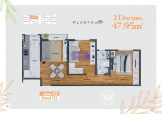 Apartamento no bairro Saltinho