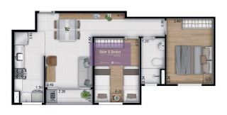 Apartamento no bairro Jardim São Vicente
