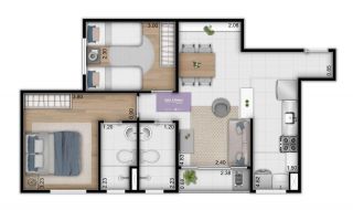 Apartamento no bairro Jardim São Vicente
