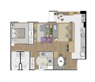 Apartamento no bairro Vila Monte Alegre