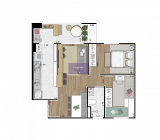 Apartamento no bairro Vila Monte Alegre
