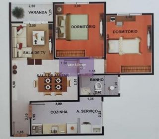 Apartamento no bairro Jardim dos Calegaris