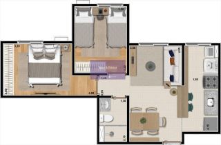 Apartamento no bairro Vila Lemos