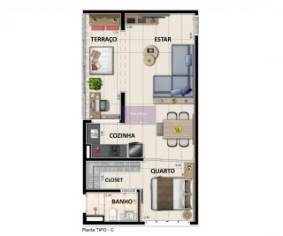 Apartamento no bairro Centro
