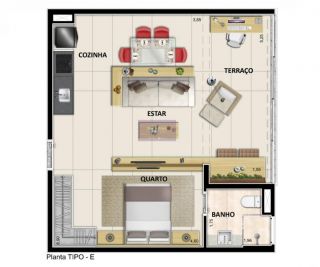 Apartamento no bairro Centro