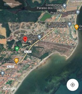 Terreno vista mar em sonho verde