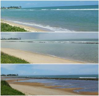 Terreno pé na areia em sonho verde
