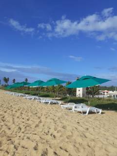 Terreno pé na areia em sonho verde