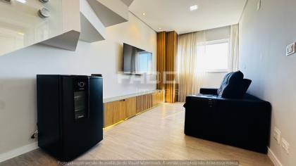 Apartamento Cobertura mobiliada à venda no Santa Cândida, Curitiba — 3 quartos, 2 suítes e vista livre - R$ 699.000