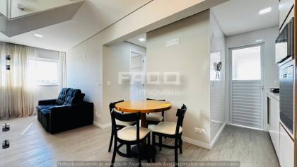Apartamento Cobertura mobiliada à venda no Santa Cândida, Curitiba — 3 quartos, 2 suítes e vista livre - R$ 699.000