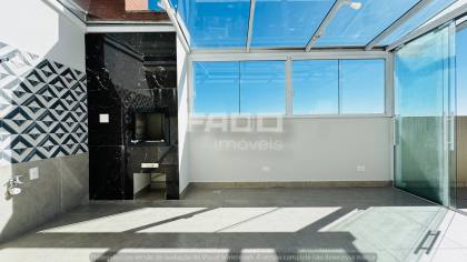 Apartamento Cobertura mobiliada à venda no Santa Cândida, Curitiba — 3 quartos, 2 suítes e vista livre - R$ 699.000