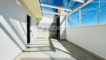 Apartamento Cobertura mobiliada à venda no Santa Cândida, Curitiba — 3 quartos, 2 suítes e vista livre - R$ 699.000