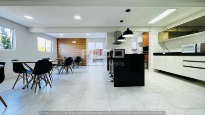 Apartamento Cobertura mobiliada à venda no Santa Cândida, Curitiba — 3 quartos, 2 suítes e vista livre - R$ 699.000