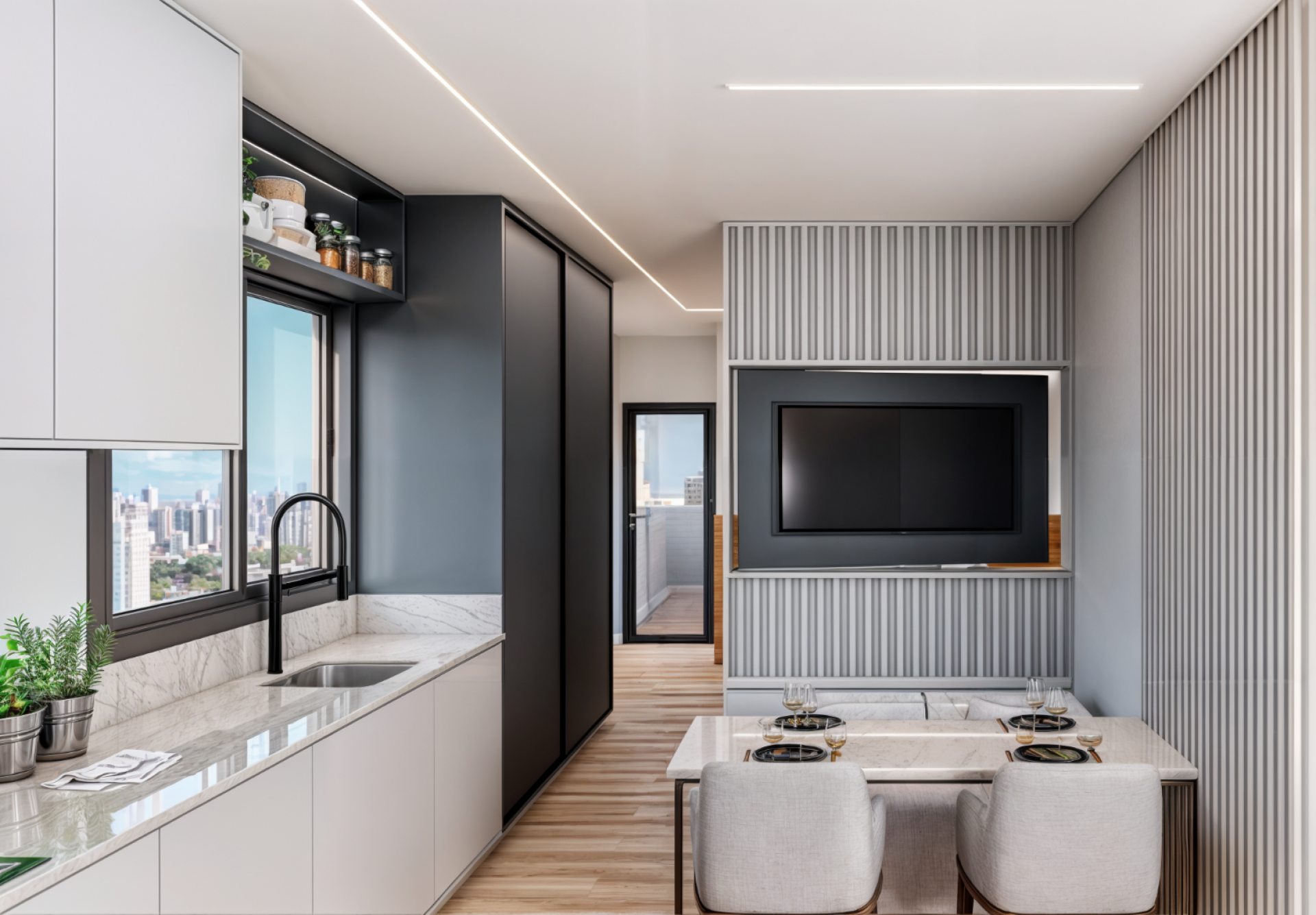 Apartamento Para Vender com 1 quartos no bairro Alto da XV em Curitiba