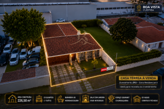 Casa Terrea a Venda no Boa Vista 226m com 3 Quartos 1 Suite e Churrasqueira
