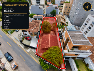 Terreno à venda no Água Verde – 466 m² | ZR4.1