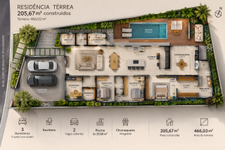 Terreno à venda no Água Verde – 466 m² | ZR4.1