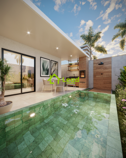 Casa Plana no Eusébio com 03 Suítes á Venda Vanguard Orquídeas - Ceará