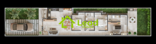 Casa Plana no Eusébio com 03 Suítes á Venda Vanguard Orquídeas - Ceará
