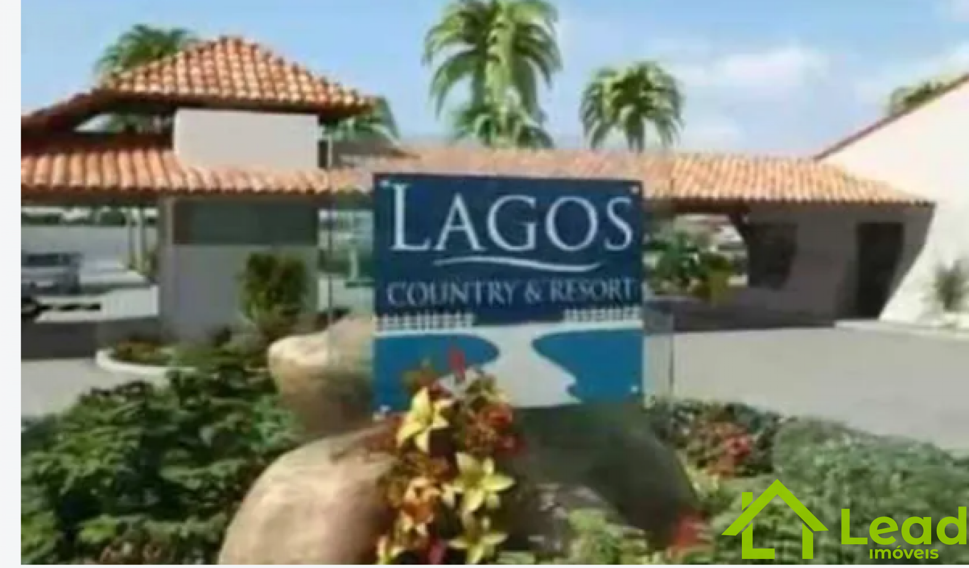 Lote de Esquina de 1.087m² a Venda no Lagos Country Cascavel- Ceará