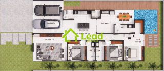 Casa Plana 03 Suítes á Venda no Terras Alphaville IIII Eusébio- Ceará