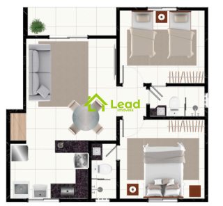 Apartamento com 02 Quartos á Venda na Itaitinga Residencial Harmonia- Ceará