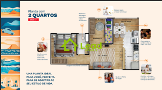Apartamento no Mucuripe com 02 Quartos á Venda em Fortaleza- Ceará