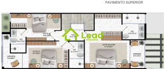 Casa Duplex 03 Suítes á Venda no Eusébio - Ceará