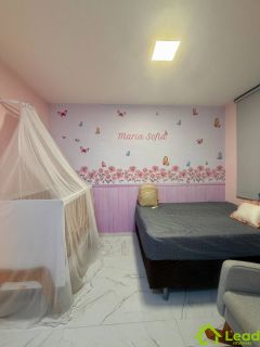 Casa 4 Suítes à Venda  no Villa Capri com Móveis Projetados no Eusébio- CE
