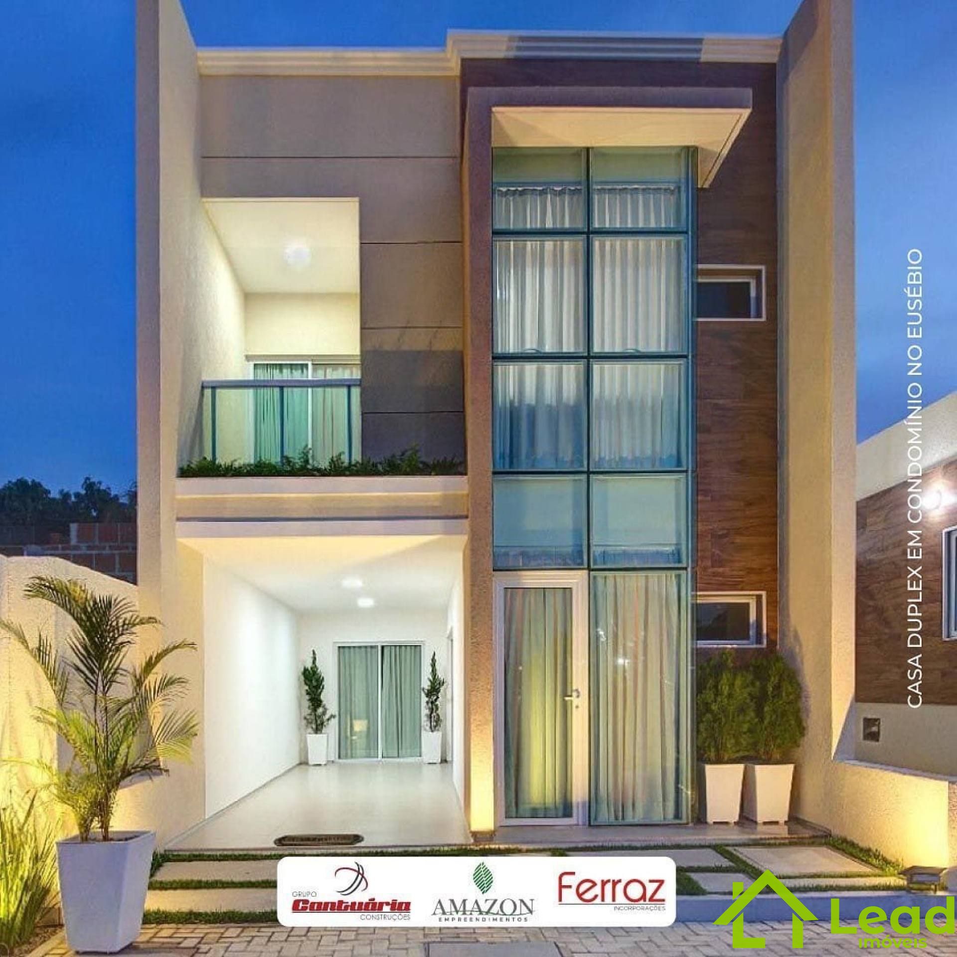 Casa Duplex no Eusébio com 03 Quartos á Venda  Amazon Boulevard - Ceará