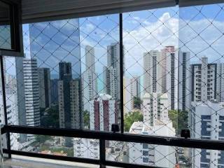 Edf Costa de Atapuz, Boa Viagem, andar alto, varanda, vista mar, muito ventilado, 90m², 3 quartos com 1 suíte, 2 vagas