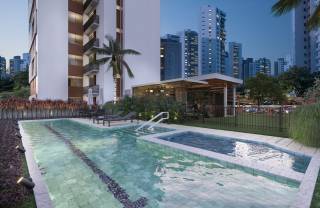 Apartamento à venda, 383 metros quadrados, 4 quartos sendo 4 suítes, em construção, jaqueira