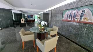 Edf. Dom Afonso Henriques, 4 suítes, 500m2, 4 vagas de garagem, beira mar, alto padrão, bem localizado, andar alto