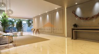 Edf. Costa Báltica, 50m², 2 quartos, 1 suíte, varanda, área de serviço e lazer completo