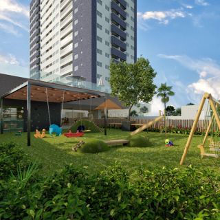 Edf. Costa Báltica, 50m², 2 quartos, 1 suíte, varanda, área de serviço e lazer completo