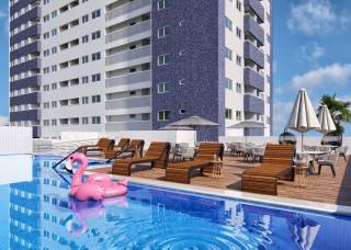 Edifício Costa Báltica em Setúbal, 50m², 2 quartos, 1 suíte, varanda, área de serviço, lazer completo